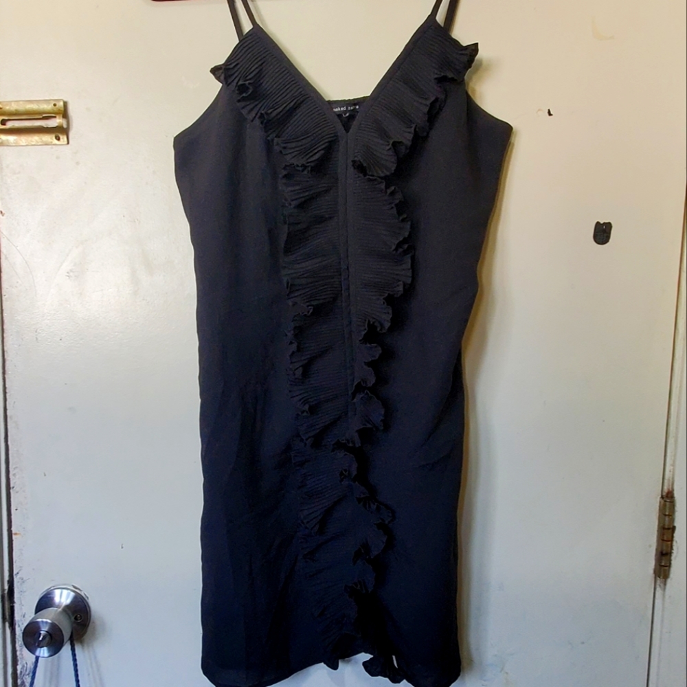 Naked zebra dress
